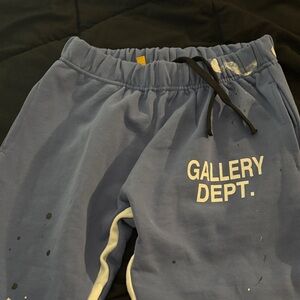Gallery Dept Blue and White Mens Sweatpants